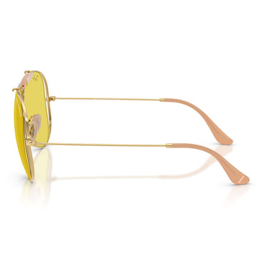 Ray-Ban Occhiali da Sole RB3138M 001 85 x Dolce & Gabbana The Shooter Oro Arista Giallo Unisex  3