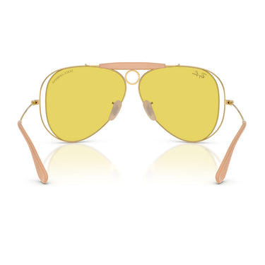 Ray-Ban Occhiali da Sole RB3138M 001 85 x Dolce & Gabbana The Shooter Oro Arista Giallo Unisex  4