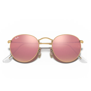 Ray-Ban Sonnenbrille RB3447 112 Z2 Round Metal Gold Braun Unisex 5
