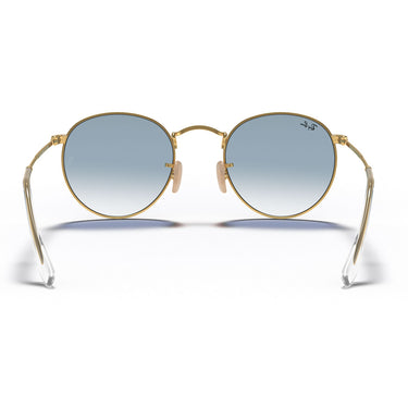 Ray-Ban Sonnenbrille RB3447N 001/3F Round Metal Gold/Blau Unisex 4