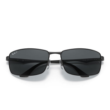 Ray-Ban Occhiali da Sole RB3498 006/81 Nero/Grigio Unisex Polarizzati 6