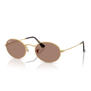 Ray-Ban Sonnenbrille RB3547 001/1A Oval Gold/Lila Unisex 2