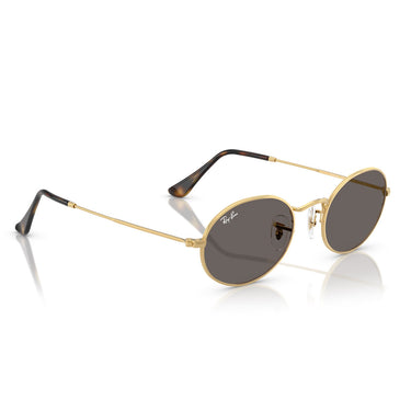 Ray-Ban Sunglasses RB3547N 001/B1 Oval Gold/Dark Gray Unisex 5