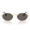 Ray-Ban Sunglasses RB3547N 001/B1 Oval Gold/Dark Gray Unisex