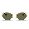 Ray-Ban Occhiali da Sole RB3547N 001 Oval Oro/Verde G-15 Unisex