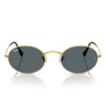 Ray-Ban Okulary Przeciwsłoneczne RB3547N 001/R5 Owalne Złote/Niebieskie Unisex
