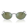 Ray-Ban Occhiali da Sole RB3547N 002/68 Oval Nero/Blu Specchiato Unisex