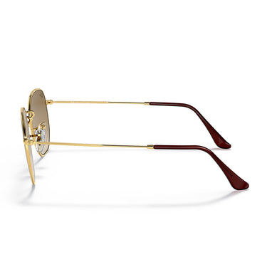 Ray-Ban Occhiali da Sole RB3548 001/51 Hexagonal Oro Arista/Marrone Chiaro Sfumato Unisex 3