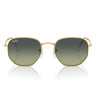 Ray-Ban Occhiali da Sole RB3548 001/BH Hexagonal Oro Arista/Verde Vintage Unisex