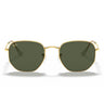 Ray-Ban Lunettes de Soleil RB3548 919631 Hexagonal Or/Vert G-15 Unisexe