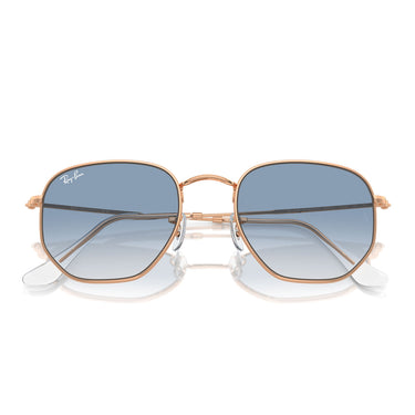 Ray-Ban Gafas de Sol RB3548 92023F Hexagonal Oro/Azul Unisex 5