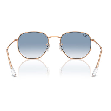 Ray-Ban Gafas de Sol RB3548 92023F Hexagonal Oro/Azul Unisex 3