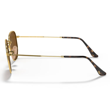 Ray-Ban Sonnenbrille RB3548N 001-57 Oktagonal Gold-Braun Unisex Polarisiert 3