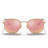 Ray-Ban Gafas de Sol RB3548N 001/Z2 Hexagonal Oro/Bronce Unisex