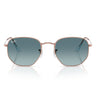 Ray-Ban Occhiali da Sole RB3548N 90353M Hexagonal Rame Blu Sfumato Grigio Unisex 