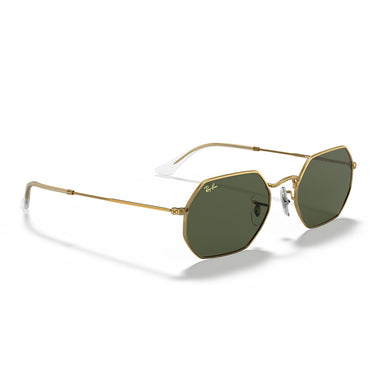 Ray-Ban Occhiali da Sole RB3556 919631 Octagonal Oro/Verde G-15 Unisex 4