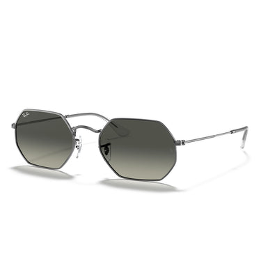 Ray-Ban Occhiali da Sole RB3556N 004/71 Octagonal Gunmetal/Grigio Sfumato Unisex 2