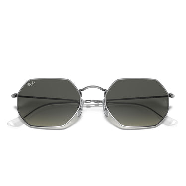 Ray-Ban Occhiali da Sole RB3556N 004/71 Octagonal Gunmetal/Grigio Sfumato Unisex 6