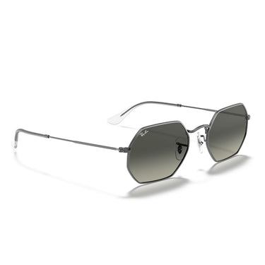 Ray-Ban Occhiali da Sole RB3556N 004/71 Octagonal Gunmetal/Grigio Sfumato Unisex 5