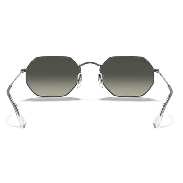 Ray-Ban Occhiali da Sole RB3556N 004/71 Octagonal Gunmetal/Grigio Sfumato Unisex 4