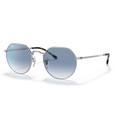 Ray-Ban Lunettes de Soleil RB3565 003/3F Jack Argent/Bleu Unisexe 1
