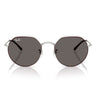 Ray-Ban Lunettes de Soleil RB3565 9277B1 Jack Havana/Gris Foncé Unisexe