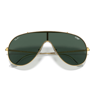Ray-Ban Okulary Przeciwsłoneczne RB3597 905071 Wings Czarne/Zielone Gradientowe Unisex