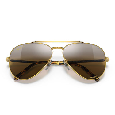 Ray-Ban Gafas de Sol RB3625 9196G5 New Aviator Oro/Marrón Degradado Unisex Polarizadas 6