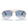 Ray-Ban Okulary Przeciwsłoneczne RB3625 92023F Nowe Aviator Złoto/Niebieski Gradient Unisex
