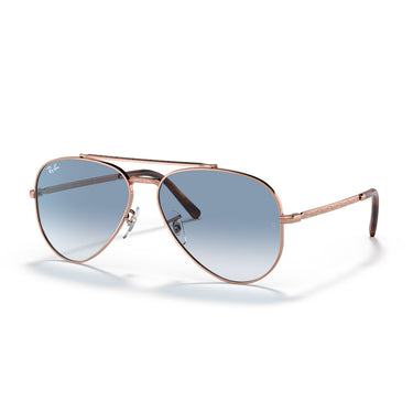 Ray-Ban Gafas de Sol RB3625 92023F New Aviator Oro/Azul Degradado Unisex 2