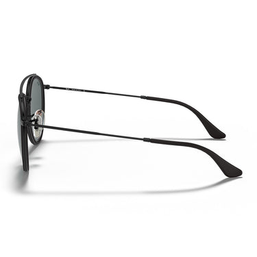 Ray-Ban Occhiali da Sole RB3647N 002 R5 Round Double Bridge Nero Blu Grigio Unisex 3
