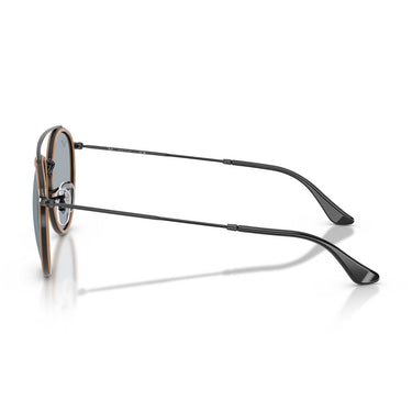Ray-Ban Occhiali da Sole RB3647N 9279R5 Round Double Bridge Nero/Blu Unisex 3
