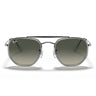 Ray-Ban Lunettes de Soleil RB3648M 004/71 The Marshall II Argent/Gris Dégradé Unisexe