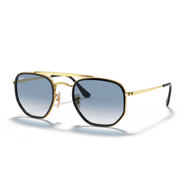 Ray-Ban Occhiali da Sole RB3648M 91673F The Marshall II Oro/Azzurro Unisex 2