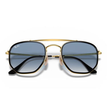 Ray-Ban Occhiali da Sole RB3648M 91673F The Marshall II Oro/Azzurro Unisex 6