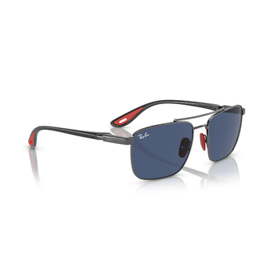 Ray-Ban Gafas de Sol RB3715M F08580 Scuderia Ferrari Plata/Azul Oscuro Unisex 5