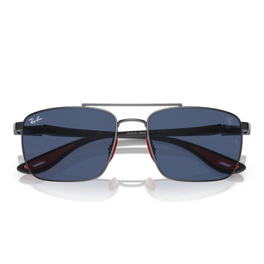 Ray-Ban Gafas de Sol RB3715M F08580 Scuderia Ferrari Plata/Azul Oscuro Unisex 6