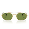 Ray-Ban Lunettes de Soleil RB3719 001/4E Or Arista/Vert Unisexe