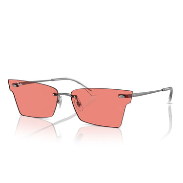 Ray-Ban Occhiali da Sole RB3730 004/84 Xime Argento/Rosa Unisex 2