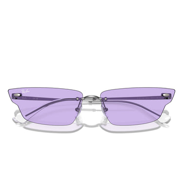 Ray-Ban Gafas de Sol RB3731 004/1A Anh Plata/Violeta Unisex 5