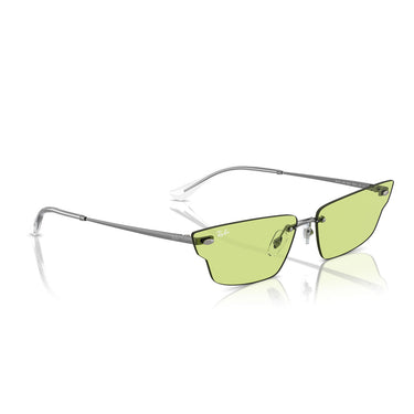 Ray-Ban Sonnenbrille RB3731 004/2 Anh Silber/Grün Unisex