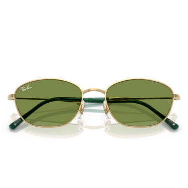Ray-Ban Sonnenbrille RB3749 001/4E Gold Arista/Grün Unisex 5