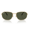 Ray-Ban Okulary Przeciwsłoneczne RB3754 001 31 Złoto Zielony Unisex