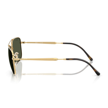 Ray-Ban Occhiali da Sole RB3755 001/31 Oro/Verde Unisex 3