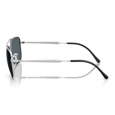 Ray-Ban Occhiali da Sole RB3755 003/R5 Argento/Blu Unisex 2