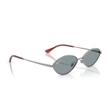 Ray-Ban Occhiali da Sole RB3757 004/2V Kai Argento/Azzurro Unisex Polarizzati