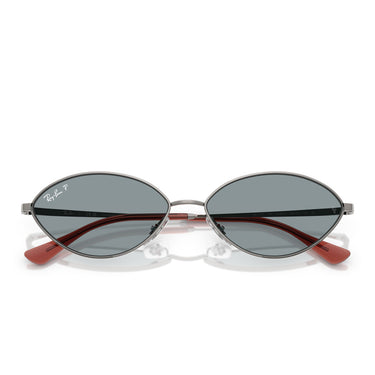 Ray-Ban Occhiali da Sole RB3757 004/2V Kai Argento/Azzurro Unisex Polarizzati