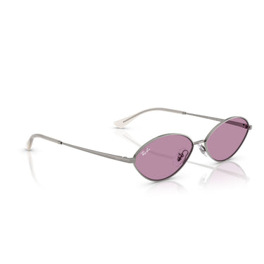 Ray-Ban Occhiali da Sole RB3757 004/69 Kai Argento/Viola Unisex 5