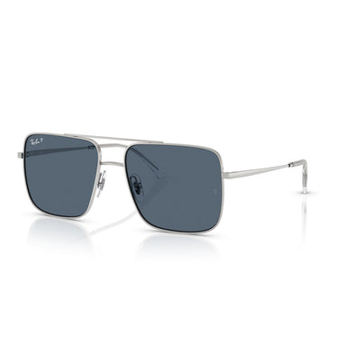 Ray-Ban Occhiali da Sole RB3758 003/2V Ari Argento/Blu Unisex Polarizzati