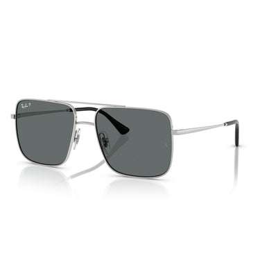 Ray-Ban Occhiali da Sole RB3758 003/81 Ari Argento/Grigio Unisex Polarizzati